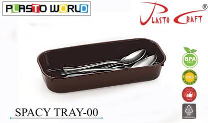 Plastocraft Polypropylene Plastocraft spacy Tray Storage Basket