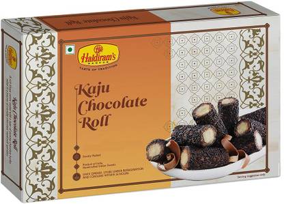 Haldiram's Nagpur Kaju Chocholate Roll (250g) Box