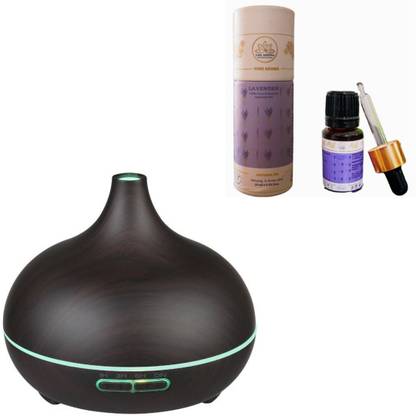 VHK AROMA Combo Lavender Essential Oil + Stylish Funnel Type Diffuser Stylish Funnel Type