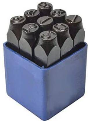 Digital Craft Number Punch Set 10mm Size (3/8 inch) 1 to 9 Number Punches & Punching Machines