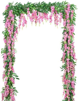well art gallery Pink Westeria Artificial Flower