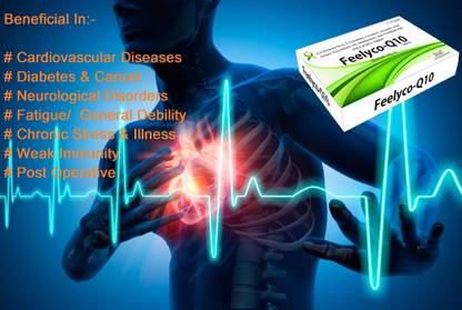 Atulya Medilink Feelyco Q10 Tablets for Restore Immunity & Potency Naturally