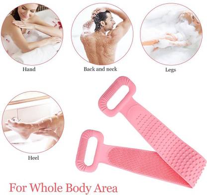 Twixxle Double Sided Scrubber Brush, Deep Clean Improve Back Skin-41GT