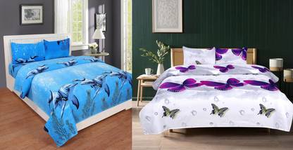 160 TC Cotton Double Bedsheet