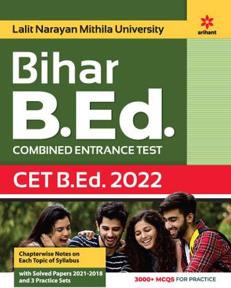 Bihar B.Ed Combined Entrance Test Cet 2022