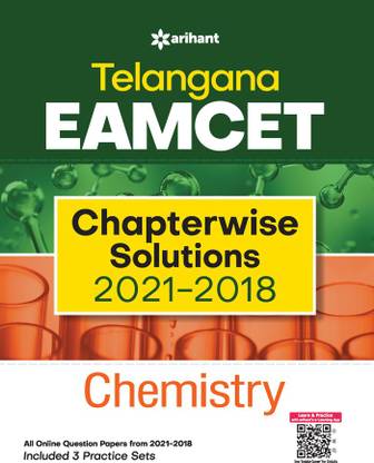 Telangana EAMCET Chapterwise Solutions 2021-2018 Chemistry for 2022 Exam
