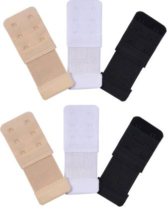 TobbTwist Bra Hook Extender With Extra Elastic (Multicolor Pack of 6) Hook Extender