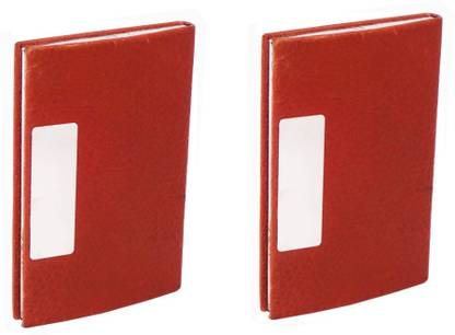 AmtiQ Executive Debit/Credit Card & Aadhar Wallet |Pack of 2|Brown Visiting 10 Card Holder