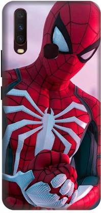 Vinsmoke Back Cover for Vivo Y17 Spiderman, Spiderman Logo, Marvel, Comic, Superhero