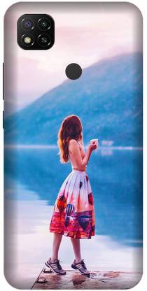 Printladder Back Cover for Poco C31 Girl photography,alone girl design Printed Cover