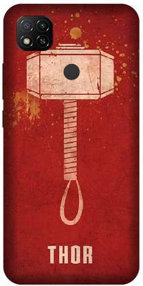 Printladder Back Cover for Poco C31 Thor Hammer Printed Cover