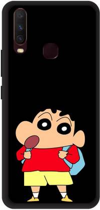 Vinsmoke Back Cover for Vivo Y17 Shinchan, Cute, Cartoon, Anime, Shinchan cover