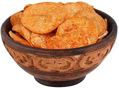 Organic Bites Ready to eat Potato Chips Spicy|Red Chilli Aloo Chips|Low Fat Masala PATTA Wafer Chips