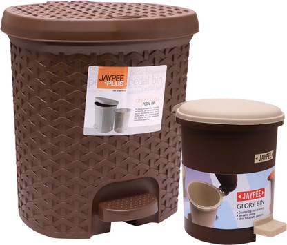 Jaypee Plus Combo Set Dispose all and Glory Bin Plastic Dustbin