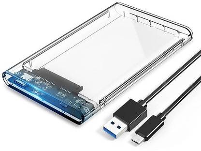 SINGING NOISE 2.5" External Hard Drive Enclosure, SATA III to USB Type-C for HDD/SSD 2.5 inch EXTERNAL CASE