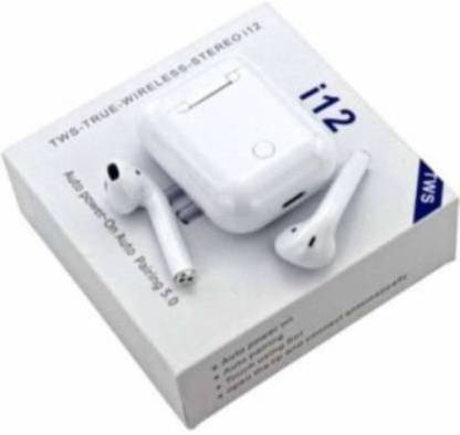 Kabeer enterprises TWS-I12 Twins Bluetooth Wireless Headset with mic K202 Bluetooth