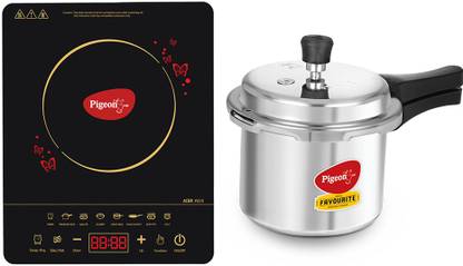 Pigeon Acer Plus Induction Cooktop with IB 3 Ltr Pressure Cooker 2020 Combo