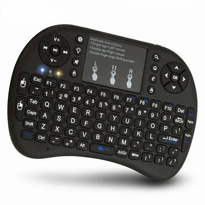 Wifton Mini Wireless Keyboard with touchpad without backlit-X2 Bluetooth Handheld Multi-device Keyboard Compatible with Desktop, Laptop, Mac
