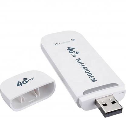 DawnRays 4G LTE USB Wifi Dongle Hotspot Router With Sim Card Support For Jio Airtel Vodafone Idea Hotspot Data Card Dongle USB 4G modem Combo Set