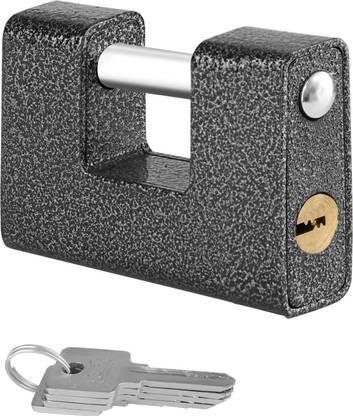 ABOUT SPACE Heavy Duty Padlock with 4 Keys-Hardened Steel Heavy Duty Security Bolt For Home Padlock