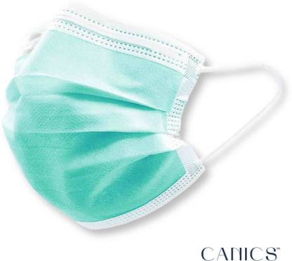 CANICS Surgical Face Mask Non-Washable Surgical Mask With Melt Blown Fabric Layer