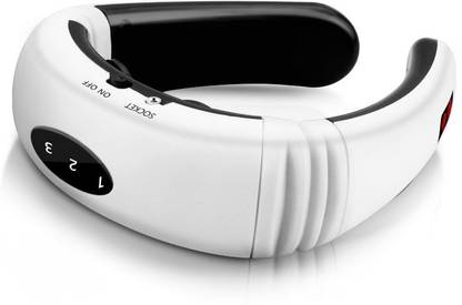 sureshop Pulse Massager HX-5880 Electric Pulse Back and Neck Massager Far Infrared Heating Pain Relief Massager