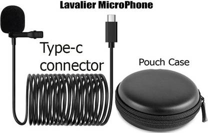 PULTO Type-C Collar Lapel Microphone for video recording Omnidirectional Lavalier Mic Microphone