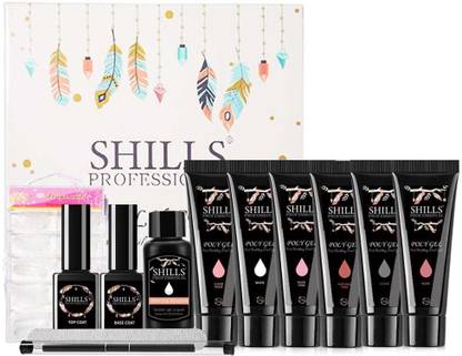 Shills Professional Nail Art Fast Building Poly Gel Kit