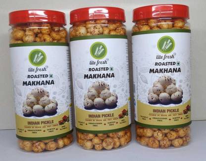 Lite Fresh Indian Pickle (Pack of 3) Fox Nut