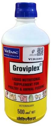 ADILAID Groviplex Liquid Nutrional Supplement For Poultry & Animal Feeding Pet Health Supplements