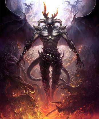Shingeki No Bahamut Anime Satan Shingeki No Bahamut Shadowverse Matte Finish Poster Paper Print