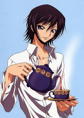 Code Geass Tea Lamperouge Lelouch Anime Boys Teapots Pink Eyes Anime Code Geass Hd Art Matte Finish Poster Paper Print