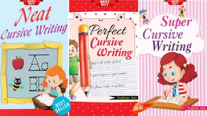 नीट कर्सिव राइटिंग + परफेक्ट कर्सिव राइटिंग + सुपर कर्सिव राइटिंग (सेट ऑफ 3 बुक्स)