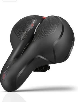 Venus Comfortable Wide Bicycle Seat Cushion with Dual Shock Absorbing Saddle
