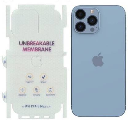 CallSmith Back Screen Guard for Apple iPhone 13 Pro Max Matte Finish Membrane screen Guard, With Apple Logo