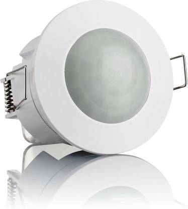 shoptron BT31FC Fall/Recessed Ceiling Mounted PIR Motion Sensor Switch with Light Sensor Motion Sensor Light