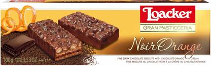 LOACKER Patisserie Noir Orange, 100g Wafers