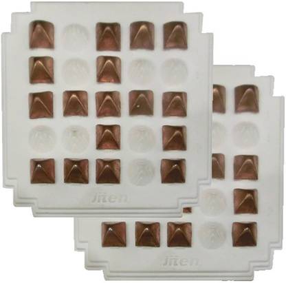 Astro Devam PyraVastu Swastik Mini -Copper Pyramid Plastic, Copper Yantra
