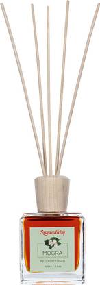 Sugandhim Mogra Reed Diffuser Set Mogra Reed Diffuser 100ML