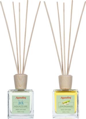 Sugandhim Lemongrass + Aquazzure Diffuser Set Lemongrass + Aquazzure