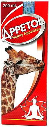 APPETOL 200ML syrup Anorexia, insomnia, retarded growth. (pack of 1)