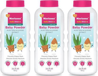 Morisons Baby Dreams Baby Powder Combo 100 gm - Pack of 3