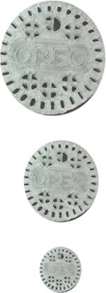 JSA Oreo Cookie Cutter Fondant Cutter Imprint sugarcraft Tool 3pc Cookie Press Cookie Press