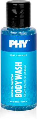 Phy Vitamin Sea Energizing Body Wash | Refreshing Mint & Hydrating Sea Kelp | 50 ml