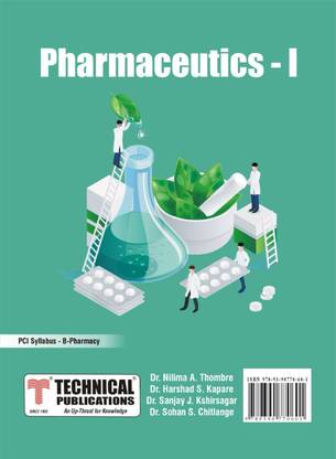 Pharmaceutics I for B. PHARMACY - PCI SYLLABUS - textbook