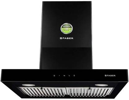 FABER HOOD STILUX 3D T2S2 BK TC LTW 60 Wall Mounted Black 1095 CMH Chimney