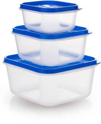 TOPHAVEN Plastic Fridge Container  - 2400 ml, 1400 ml, 700 ml