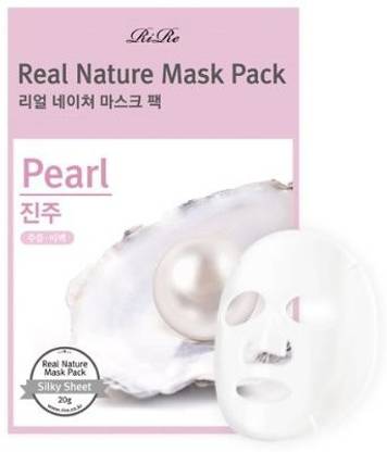 RiRe Real Pearl Nature Sheet Mask Pack Korea