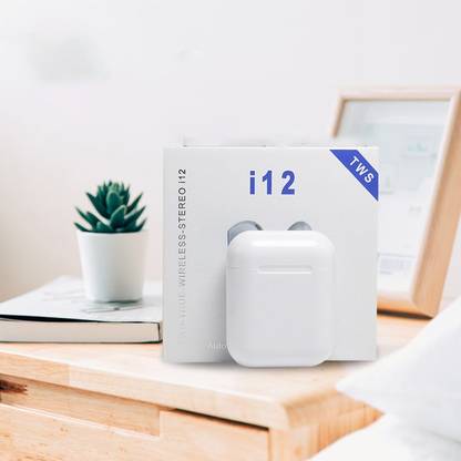 TechBuddy Tws I12 Headphone Wireless Earphones With charging case B45 Bluetooth