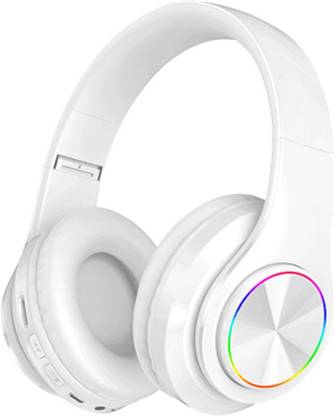 Belear B39 Studio Over-Ear Wireless Bluetooth 5.0 White Headphones Bluetooth